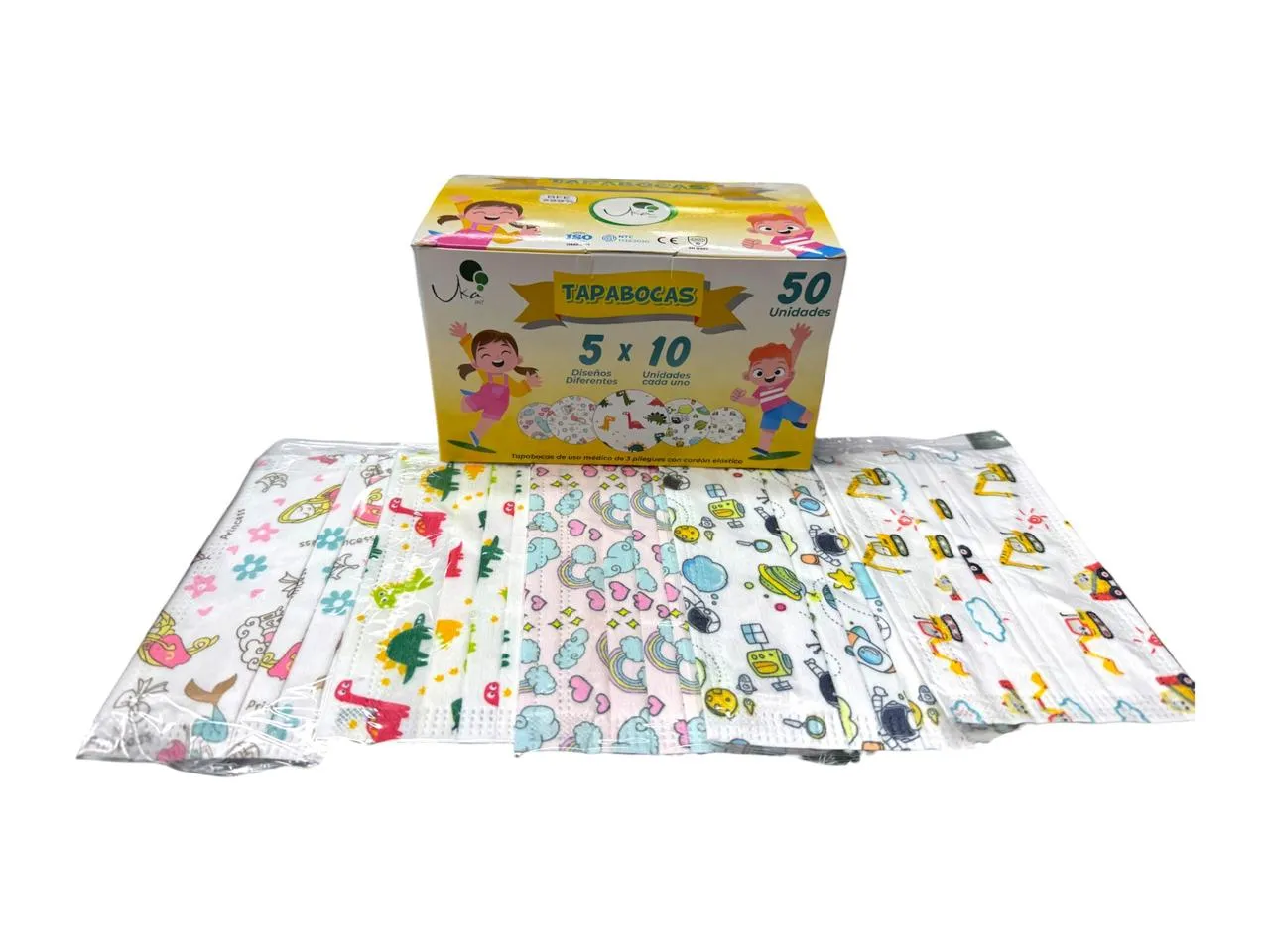 TAPABOCAS NIÑO CAJA...