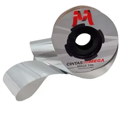CINTA PAPEL METALIZADA 10*25