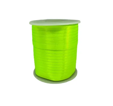 CINTA TELA 7 MM*100 VERDE NEON