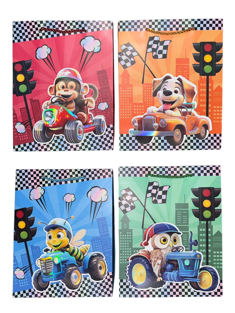 Bolsa Premium 3D Niño Carro XL