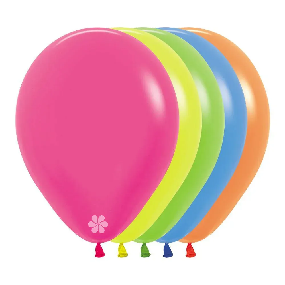GLOBO REDONDO NEON SURTIDO R12 X50