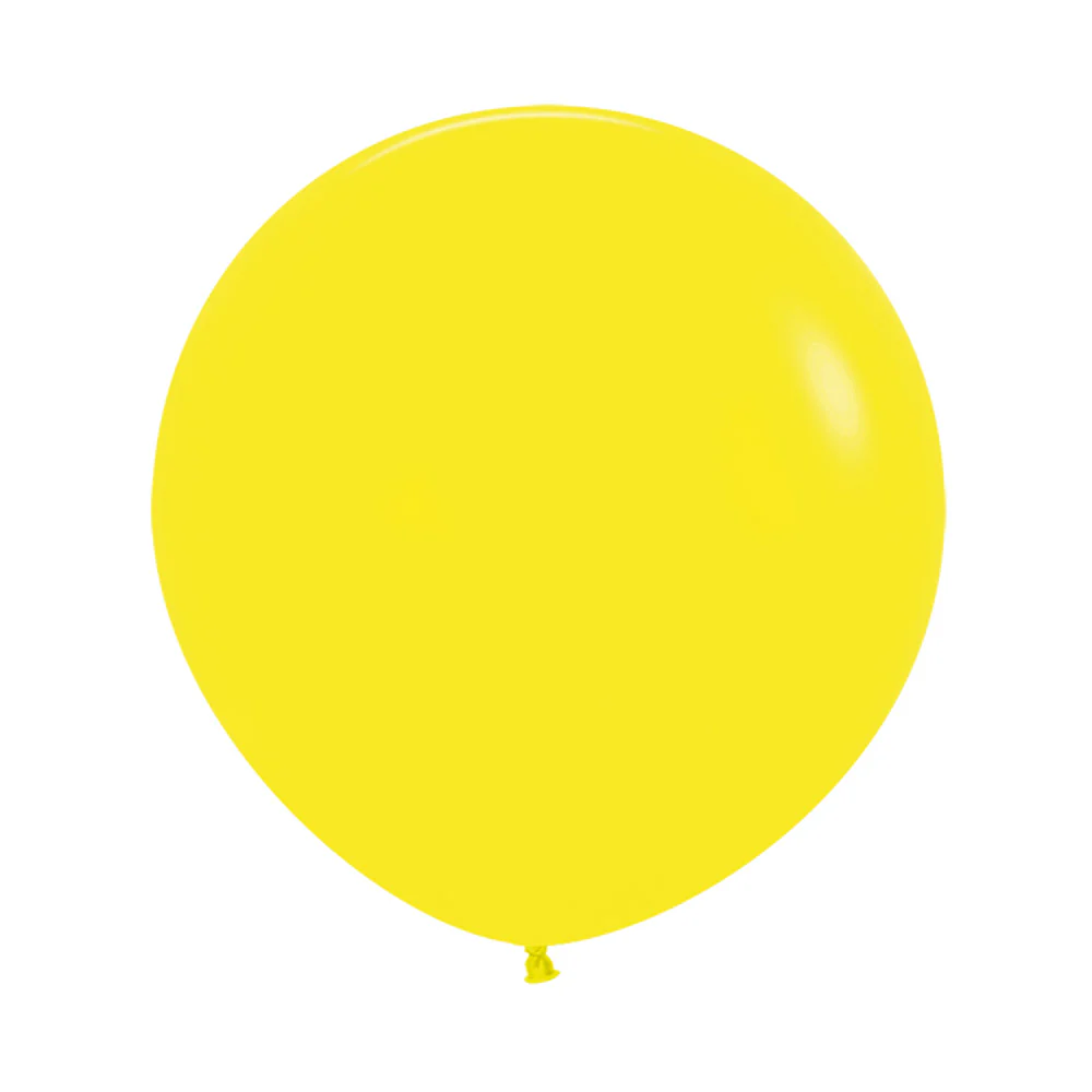 GLOBO LATEX REDONDO FASHION AMARILLO