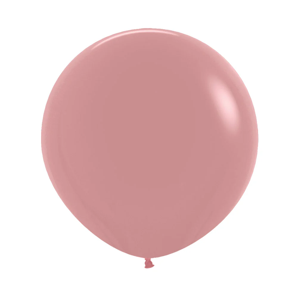 GLOBO LATEX REDONDO FASHION PALO DE ROSA