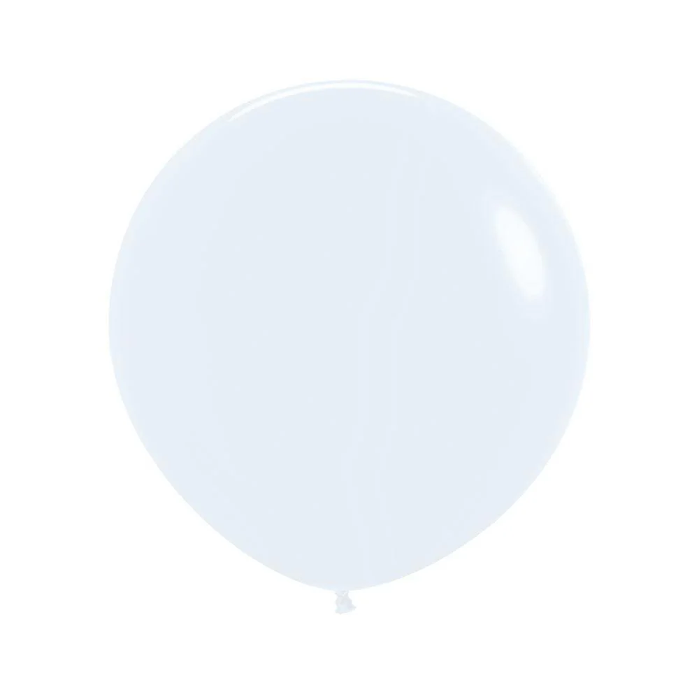 GLOBO LATEX REDONDO FASHION BLANCO