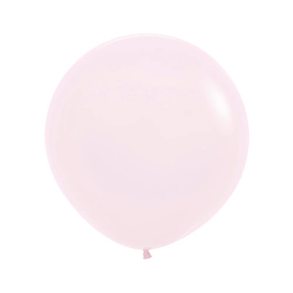 GLOBO LATEX REDONDO PASTEL MATE ROSADO
