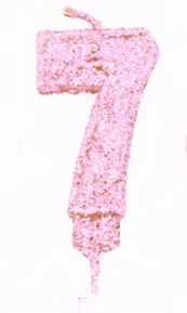 VELA #7 ROSADO