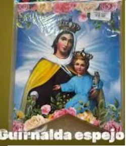 GUIRNALDA ESPEJO GRANDE REF 1 VIRGEN DEL CARMEN