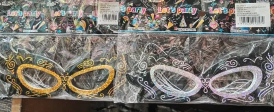 ANTIFAZ NEGRO ESTAMPADO 3 PAQUETES X12